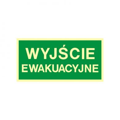 Znak ewakuacyjny – Wyjście ewakuacyjne